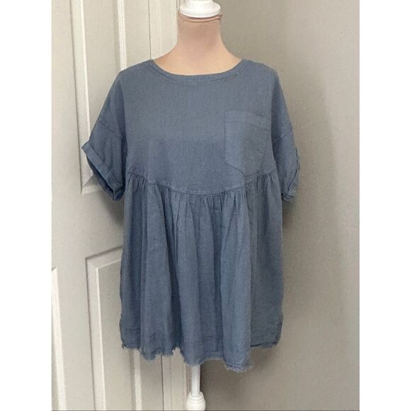 Free People Moon City oversized top - Picture 2 of 13